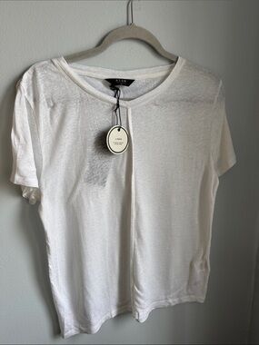 Neuw White Lightweight Short Sleeve Crew Tee